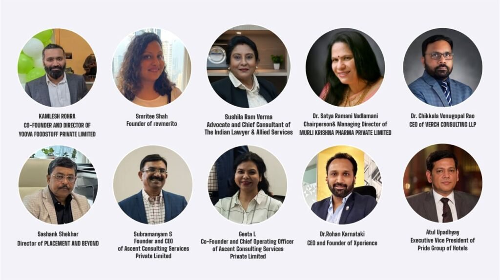 Visionary Leaders Honoured at Business Excellence Awards 2024 Visionary Leaders Honoured at Business Excellence Awards 2024 Taking a step to acknowledge and honour excellence in business innovation, creativity, and leadership. Corporate Connect Magazine presents the awardees of the most awaited and prestigious award series of the year - the “Business Excellence Awards- 2024”. From hundreds of nominations, winners for the “Business Excellence Awards-2024” are selected by a jury consisting of members from the editorial board and administration. Corporate Connect is a highly reputed media house known for its profound knowledge in business to project future trends. At Corporate Connect we offer a number of services including, captivating articles, exclusive interviews, and insights from the business world. Our Magazine plunges into the intriguing stories about successful businesses, startups, recent inventions, success stories of leaders from different niches. With exceptional content quality, Corporate Connect has featured 4,000+ business leaders with more than 7,000 pages of insightful content published both in print and digital. Corporate Connect is a name known for delivering exceptional quality in the media industry. Let’s take a look at the winners of the “Business Excellence Awards-2024”. YOOVA FOODSTUFF PRIVATE LIMITED Kamlesh Rohra (Co-Founder and Director) Award Category:- “Excellence Awards for Promoting Healthy Eating” Co-Founder of YOOVA FOODSTUFF PRIVATE LIMITED, Mr. Kamlesh Vohra has over 19+ years of corporate experience before starting YOOVA FOODSTUFF in 2022. SaladO, which is owned by YOOVA FOODSTUFF, was launched in September 2021, is one of India’s largest salad brands. SaladO is a Nasik based company and has over 120+ franchise stores all over India.SaladO doesn't provide the regular boring salads, it provides salads that are healthy, tasty, yet delicious and can be eaten as a full meal. Their vision is to provide best quality service at a reasonable price. And to provide salads which are fulfilling, tasty and you’re paying for a reasonable quantity. revmerito Smritee Shah and Vishal Ajwani (Founders and Directors) Award Category:- “The Most Acclaimed Strategic Consulting Brand for Hospitality Businesses to Watch-2024” Founded by two visionary leaders Smritee Shah and Vishal Ajwani, in 2017 revmerito is a consulting firm specialising in revenue management brand, e-distribution, and reputation management in the hospitality sector. Providing all round revenue management to Hotels of every scale at a nominal price. revmerito understands the importance of budget friendly revenue management service, that’s why all their services are cost-effective and are provided to hotels of every size and segment. With a Bachelor's degree in B.Sc focused in the hospitality management sector from IHM Goa. Smritee Shah plays a pivotal role by bringing her years of experience in the hospitality sector including e-commerce, food and beverage, budgeting, and online revenue management. Holding 20+ years of experience in the hospitality and tourism industry, Vishal Ajawni with his deep understanding of the online distribution,OTA partnership, SAAS platforms, and hotel consulting domains, serves as a guiding stone in serving uncompromised standards of ethics, excellence, and reliable service. The Indian Lawyer & Allied Services Sushila Ram Verma (Co-Founder and Chief Consultant) Award Category:- “Impact Recognition: Highly Regarded Law Consulting Firm- 2024” Sushila Ram Varma is the Co-Founder and Chief Consultant of The Indian Lawyer & Allied Services. An advocate with more than 30 years of experience in handling cases ranging from domestic & international arbitration consultation to cross border dispute settlement. Shushila ji is a legal professional specialising in corporate and commercial law. The Indian Lawyer & Allied Services is a one stop solution to all your legal issues including Business Laws, Corporate Laws, Civil Laws, Insolvency and Banking, Intellectual Property Rights, Real Estate Laws. The Law firm has its offices in New Delhi, Mumbai, Hyderabad, Chennai, and Darjeeling. Their business objective is to provide clear, concise legal support in a desired time. Murli Krishna Pharma Private Limited Dr. Satya Ramani Vadlamani (Chairperson and Managing Director) Award Category:- “Impact Recognition: The Most Acclaimed Innovative Solutions Provider in Pharmaceutical Industry-2024” Dr Satya Ramani is a Ph.D holder in Strategic Management with a MBA in marketing. She has about 31 years of experience in the pharmaceutical sector, with around six years corporate experience as the General Manager of International Marketing at Ajanta Pharma Ltd.and as an Export Manager at the Armour Chemicals Ltd. She has also been Featured in “Follow Every Rainbow” by Ms.Rashmi Bansal which is a book featuring India’s leading female entrepreneurs. Started in 2004 by Murli Krishna Pharma Private Limited (MKPPL). Along with Dr.Vijay Shastri with a group of 4 Directors. It is a two decade old company specialising in manufacturing pharmaceutical products including unique varieties like Pellets and Micro Pellets. MKPPL is an authorised pharma company getting its EU licence in 2007 with other licences from WHO, GCC, and Jordanian FDA, which ensures high quality of products. MKPPL has also been awarded with the “Make In India Award 2016” for the fastest growing pharmaceutical company in India. VERCH CONSULTING LLP Dr. Chikkala Venugopal Rao (CEO) Award Category:- “CEO of the Year in HR Consulting Award - 2024” Founding VERCH CONSULTING LLP in 2019.Dr. venugopal is an expert in the field of Human Resource., with a MBA-HR, LLB, and Ph.D in Human Resource Management from Andhra Pradesh university. With 16+ years of work experience in the field of human resource management, he has worked with several pharma and IT companies. With years of experience, Dr. Venugopal is now helping career aspirants and organisations looking for their perfect match with his venture VERCH CONSULTING LLP. With over 56+ clients in several industries, VERCH CONSULTING LLP provides specialised HR services in the field of ,Technology, Executive search and consulting. Their aim is to provide the job opportunity to the right talent with the suitable organisations. PLACEMENT AND BEYOND Sashank Shekhar (Director) Award Category:- “Impact Recognition: The Most Acclaimed Recruitment Consultant to Watch-2024” Placement and beyond Human Resource recruitment service provider for the I.T, Pharma, Banking and FMCG industry. Founded by Sashank Shekhar in 2017 it is one of India’s fastest growing recruitment service providers. What sets apart Placement and beyond is that they provide free placement if the employees resign from a company within the service period. Candidate’s resume will be sent to the company only after a thorough screening. Ascent Consulting Services Private Limited Subramanyam S (Founder and CEO) and Geeta L (Co-Founder and Chief Operating Officer) Award Category:- “The Most Acclaimed Innovative Business Solutions Provider to Watch-2024” Ascent Consulting services private limited, formed approximately two decades back in 2002. With the aim of simplifying the complexities of payroll and HR process, has worked with more than 850+ clients in over 35 countries. This could never have been possible without the visionary leaders of Ascent Consulting Founder and CEO Subramanyam S and Co-Founder and COO Geeta L. Ascent Consulting Services has a cloud based SaaS system, StoHRM, which is a country specific gross-to-net payroll calculation app. Apart from the HR solutions they also offer,business compliance management , vender management, vender compliance management,business expense management, survey management, benefit administration, and employees financial wellness. It also provides personal financial management services through its financial planning platform, Jofin. Xporience Dr. Rohan Karnataki (CEO and Founder) Award Category:- “Most Promising Event Technology Companies 2024” Founder and CEO of Xporience which is an cloud based event management company based in the United Arab Emirates. Rohan Karnataki has completed his MBA from ANU(Australian National University) and has more than 20 years of experience in running a successful business. Currently, he is running 4 successful businesses in IT, Hospitality, Education, and Event Management. Xporeince is a cloud based event management company using state-of-the-art technology in providing its services to its customers. Starting its operations in 2014, Xporeince is a decade old company, has organised 1000+ events and has served 50,000+ exhibitors and 20.5 lakh visitors. Some of their prominent clients include, Dubai Expo 2020, Dubai Trade Centre (DWTC), Sharjah Expo Centre, etc. Pride Group of Hotels Atul Upadhyay (Executive Vice President) Award Category:- “Impact Recognition: India's Top Notch Luxury Hotel to Watch-2024” Pride Hotel offers a chain of 60 hotels PAN India with 3,300 room choices to choose from across India. Guests get to choose from 120 restaurants present in its premises. Having hotels all over India, including all the major cities like New Delhi,Ahmedabad, Bengaluru, Chennai, Jaipur, Kolkata etc. Pride Hotel Group is more than a hotel chain, it's a commitment towards environmental management, Pride Hotel group has a practice to minimize carbon footprint across all its properties. Which includes steps like energy-efficient lightning, waste segregation and management, water conservation, using sustainable sources of energy, etc.