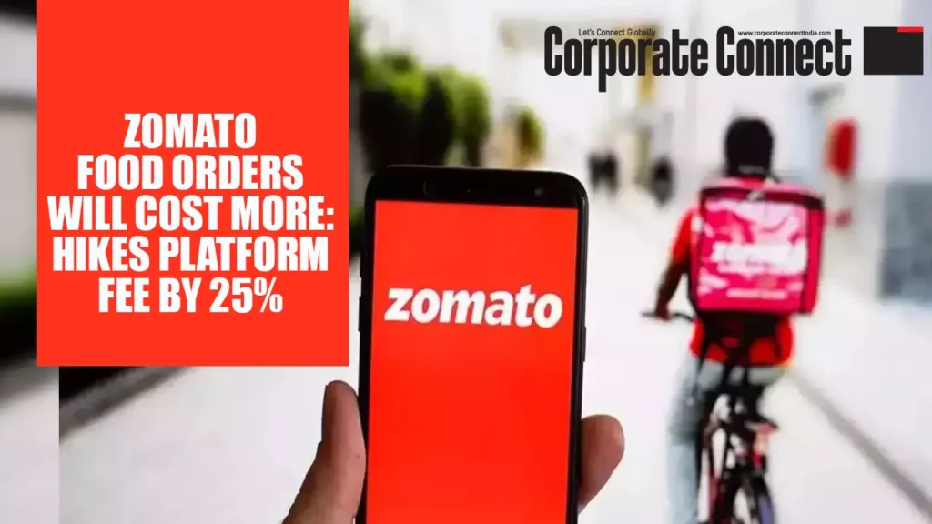 Zomato Food Orders Will Cost More: Hikes Platform Fee By 25%