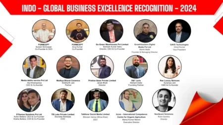 Indo Global Business Excellence Recognition - 2024