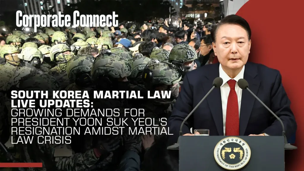 South Korea Martial Law Live Updates: Growing Demands for President Yoon Suk Yeol's Resignation Amidst Martial Law Crisis