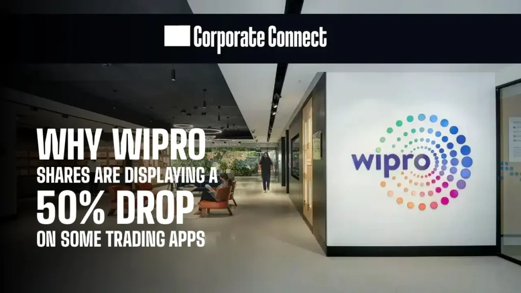 Why Wipro Shares Are Displaying a 50% Drop on Some Trading Apps