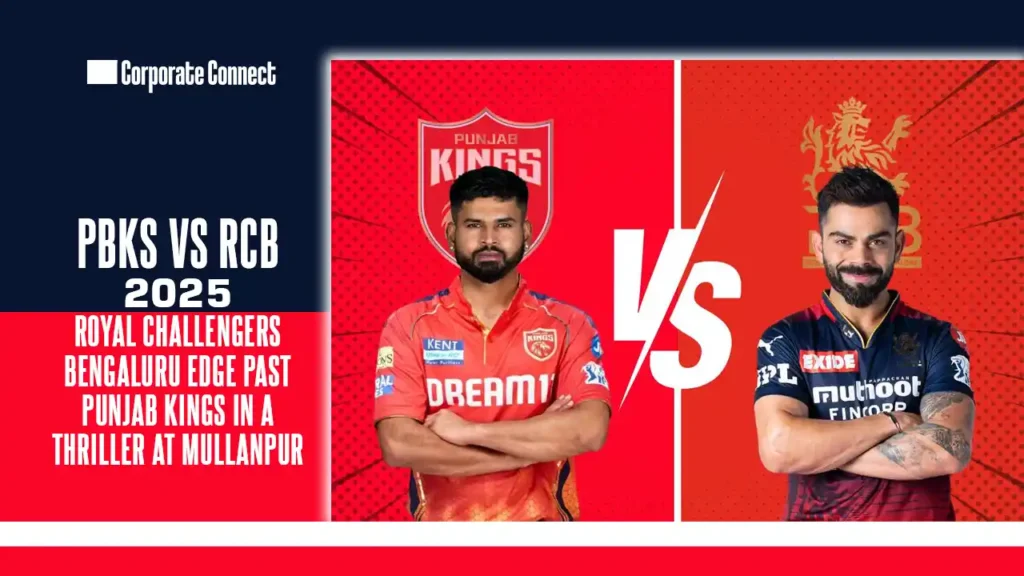 PBKS vs RCB 2025: Royal Challengers Bengaluru Edge Past Punjab Kings in a Thriller at Mullanpur