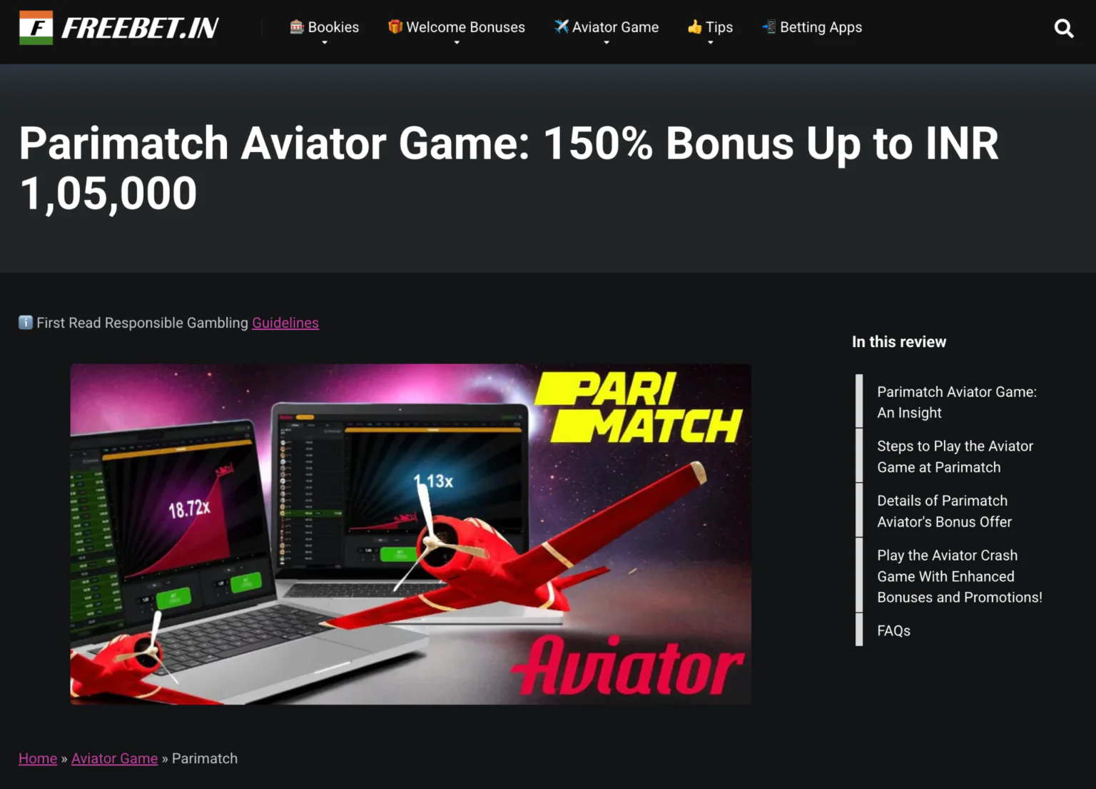 How to Play Official Aviator by Spribe at Parimatch