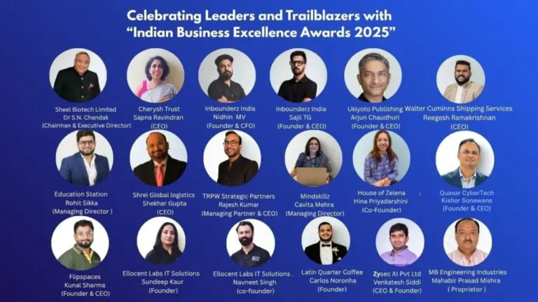 Celebrating Leaders and Trailblazers with “Indian Business Excellence Awards 2025”
