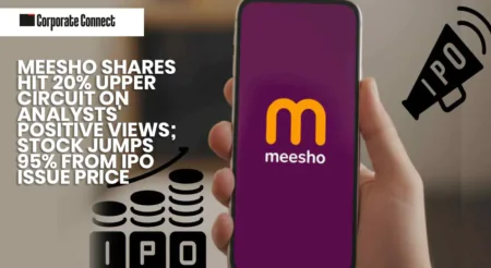 Today Meesho shares hit 20% upper circuit on analysts’ positive views; stock jumps 95% from IPO issue price Today Meesho shares hit 20% upper circuit on analysts' positive views; stock jumps 95% from IPO issue price
