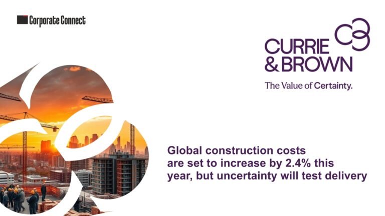 Global construction costs are set to increase by 2.4% this year, but uncertainty will test delivery