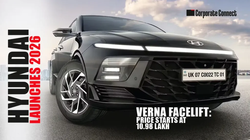 Hyundai Launches 2026 Verna Facelift: Price Starts at 10.98 Lakh Hyundai Launches 2026 Verna Facelift: Price Starts at 10.98 Lakh