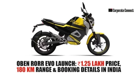 Oben Rorr Evo Launch: ₹1.25 Lakh Price, 180 km Range & Booking Details in India Oben Rorr Evo Launch: ₹1.25 Lakh Price, 180 km Range & Booking Details in India