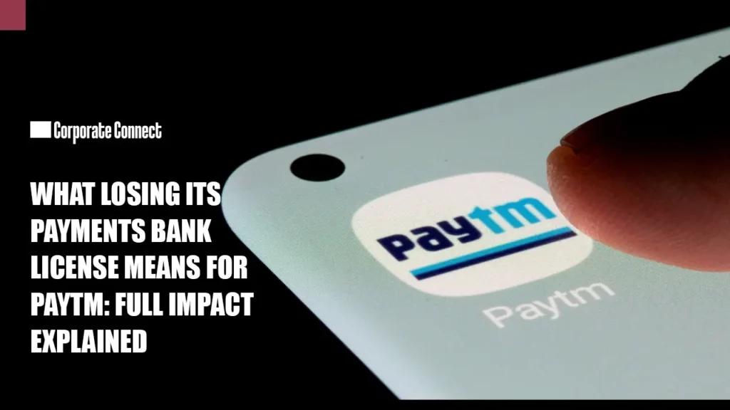 What Losing Its Payments Bank Licence Means for Paytm: Full Impact Explained