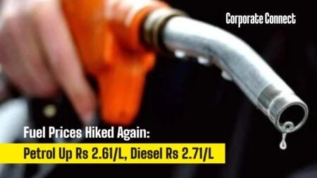 Fuel Prices Hiked Again: Petrol Up Rs 2.61/L, Diesel Rs 2.71/L Fuel Prices Hiked Again: Petrol Up Rs 2.61/L, Diesel Rs 2.71/L