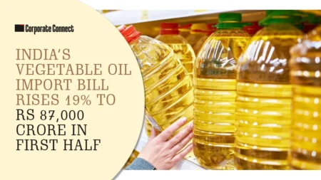 India’s Vegetable Oil Import Bill Rises 19% to Rs 87,000 Crore in First Half India’s Vegetable Oil Import Bill Rises 19% to Rs 87,000 Crore in First Half