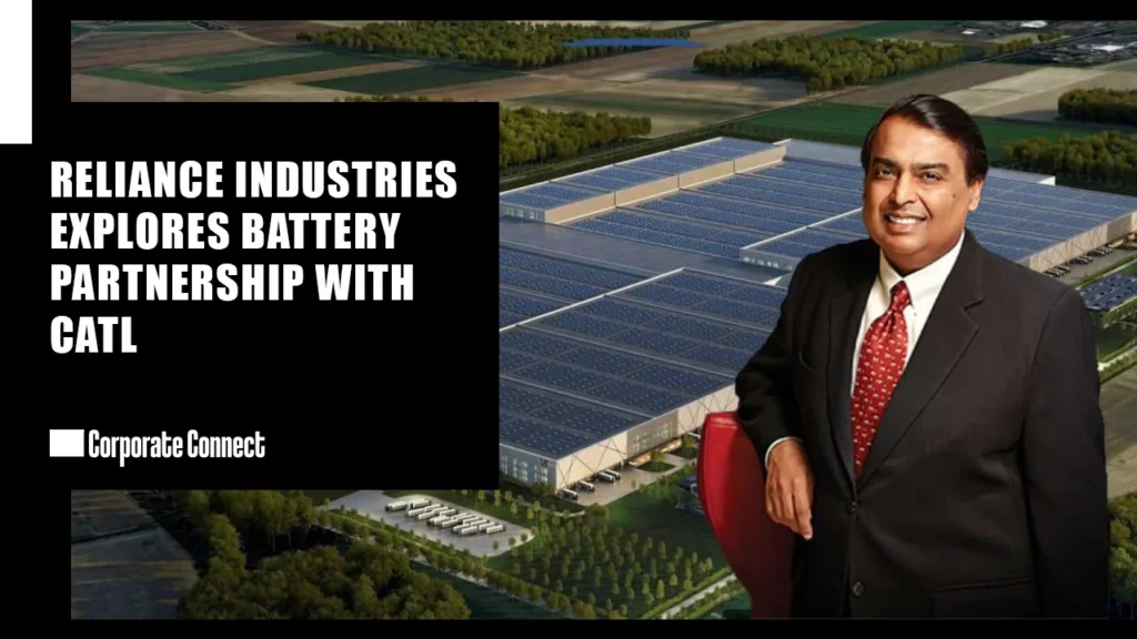 Reliance Industries Explores Battery Partnership With CATL