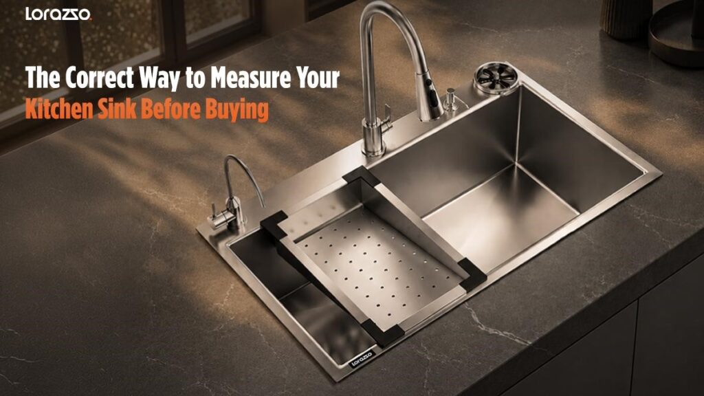 The Correct Way to Measure Your Kitchen Sink Before Buying