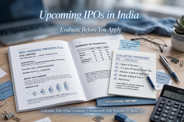 Upcoming IPOs in India: How to Evaluate Mainboard IPOs Before Investing